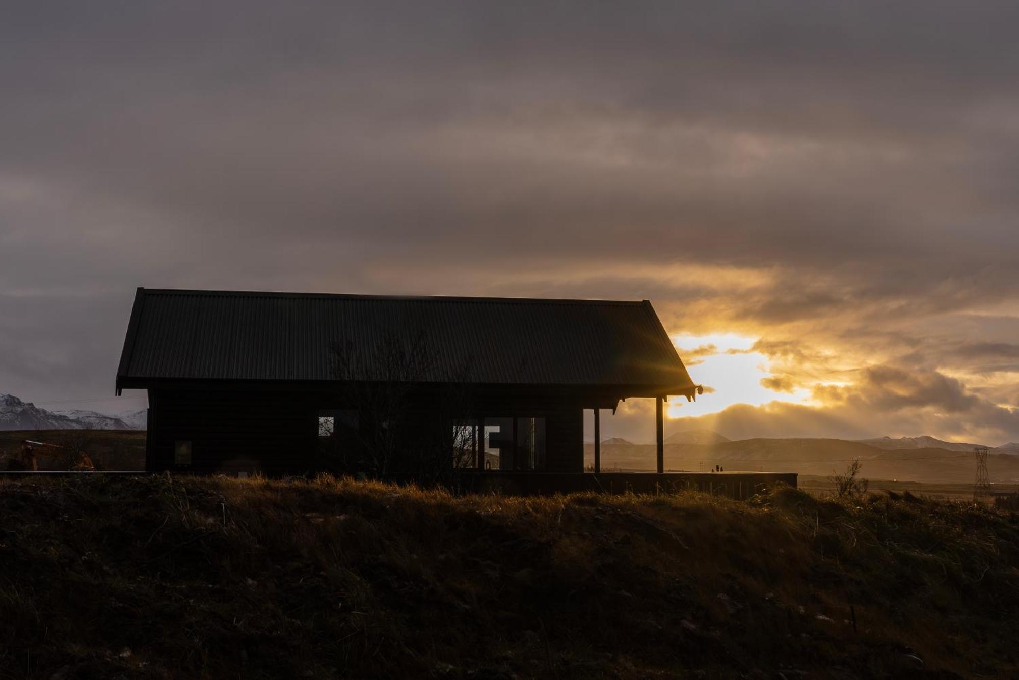 Cozy Cabin Near Golden Circle With Panoramic Views Mosfellsbaer Esterno foto