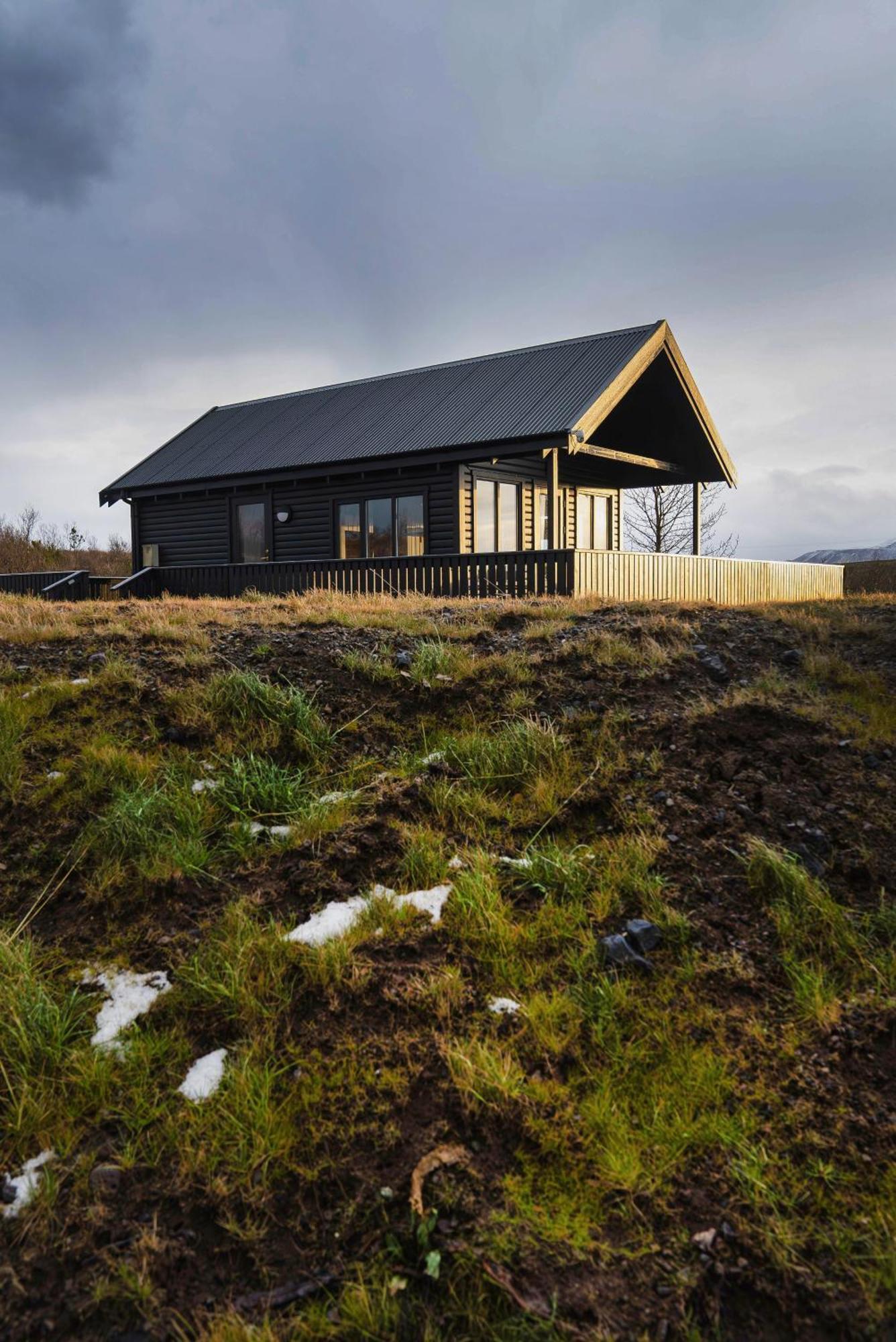 Cozy Cabin Near Golden Circle With Panoramic Views Mosfellsbaer Esterno foto