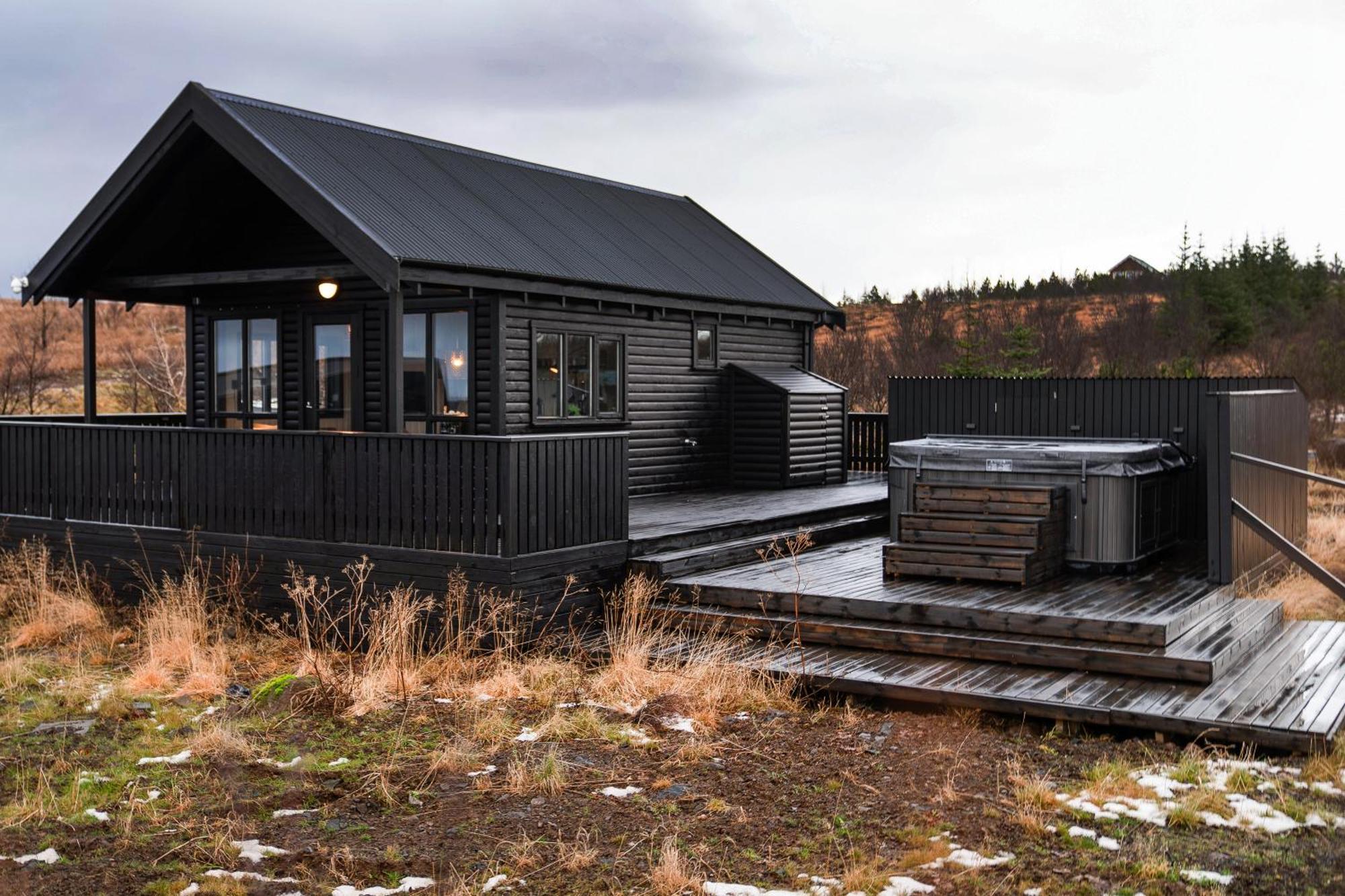 Cozy Cabin Near Golden Circle With Panoramic Views Mosfellsbaer Esterno foto